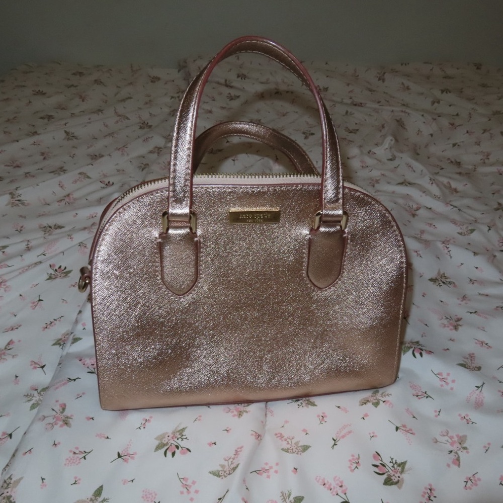 Rose Gold Handbag by Kate Spade